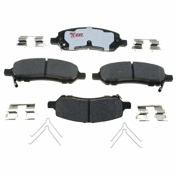 R/M Brakes BRAKE PADS OEM OE Replacement Hybrid Technology Includes Mounting Hardware EHT1647H